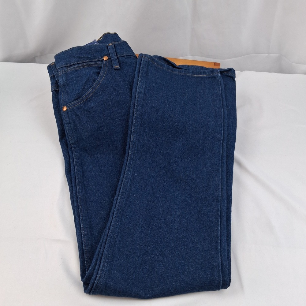 Wrangler Women Cowboy Cut 14MWZ Natural Rise Tapered Leg Jeans 11x30 Dark NEW
